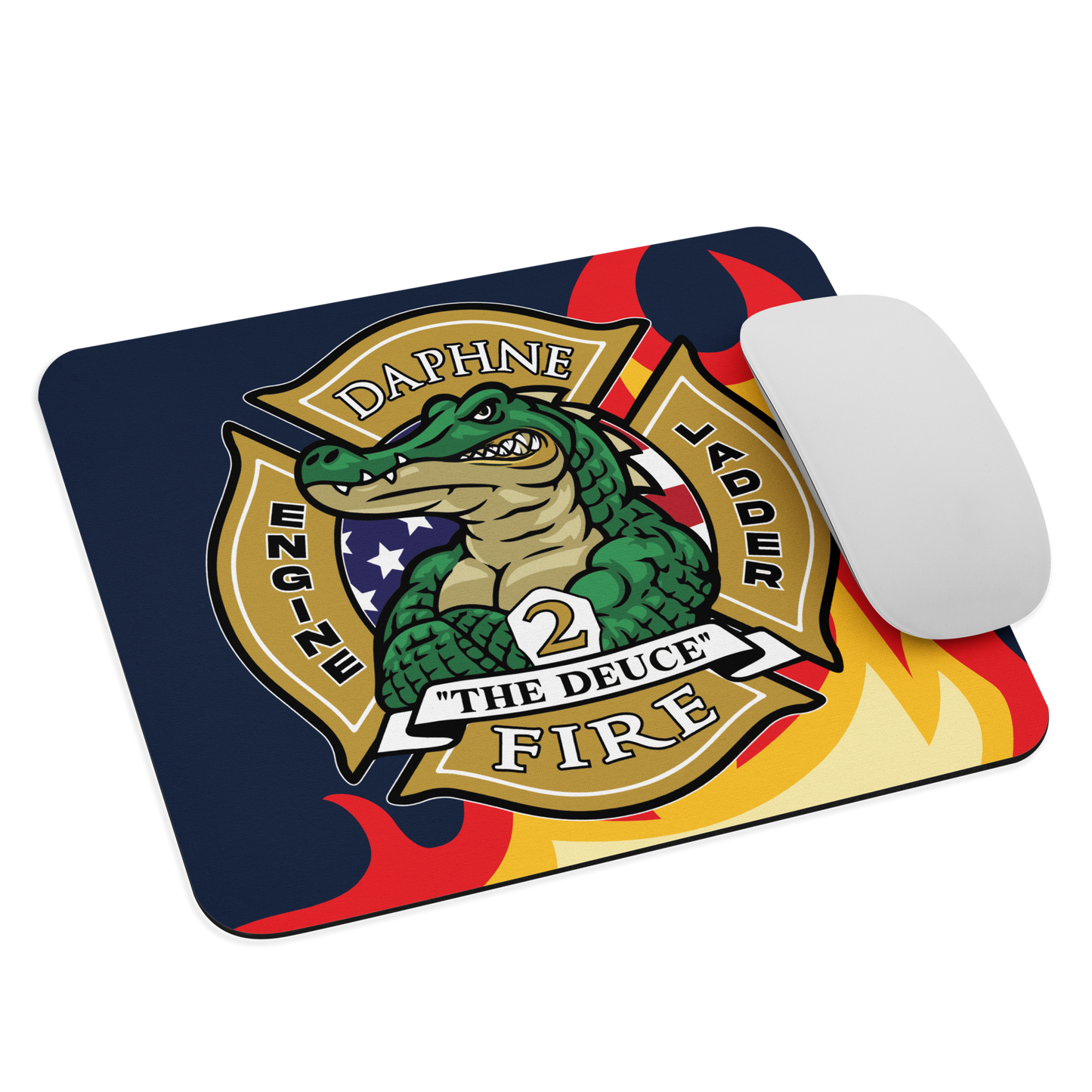 Fire Station Mouse Pad
