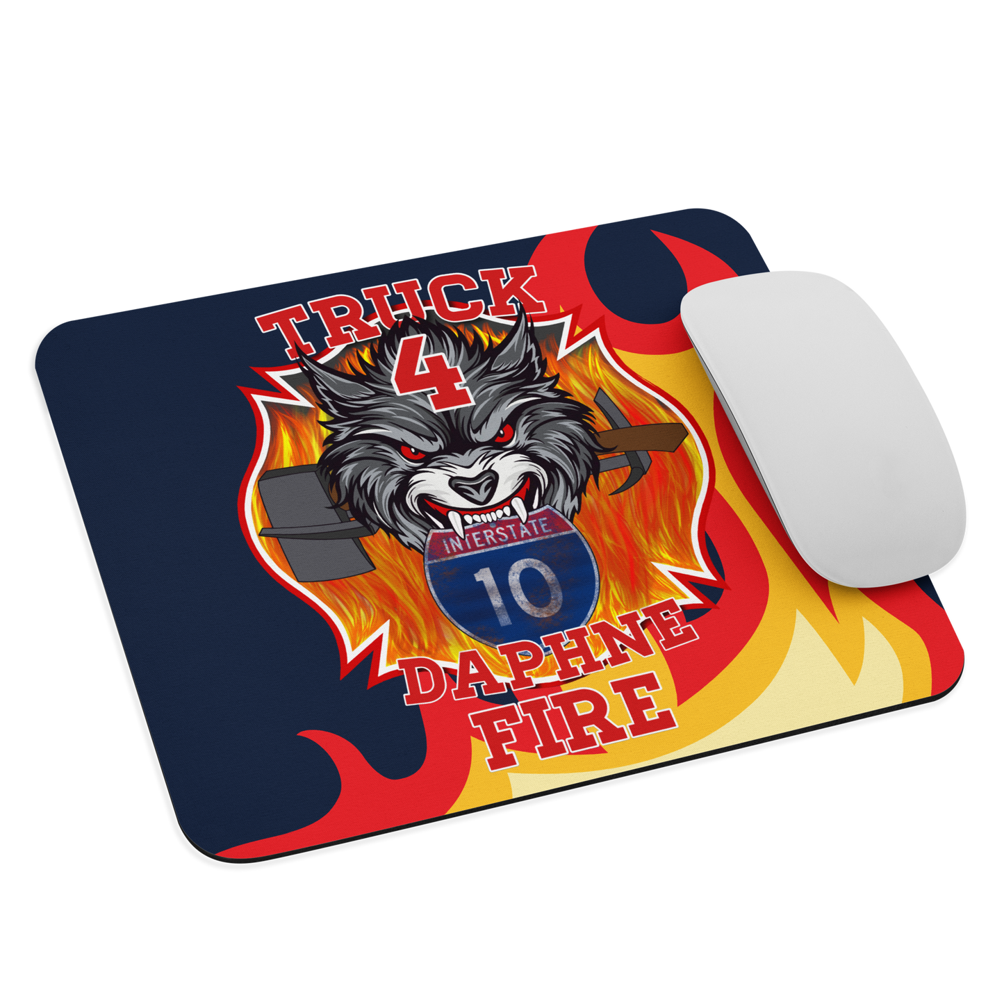 Fire Station Mouse Pad