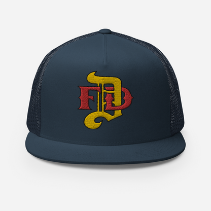 Hat - Gold DFD Logo - Flat Bill