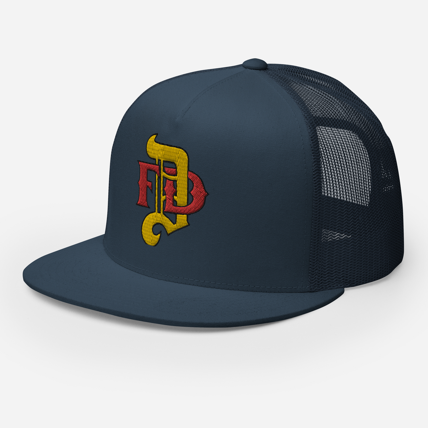 Hat - Gold DFD Logo - Flat Bill