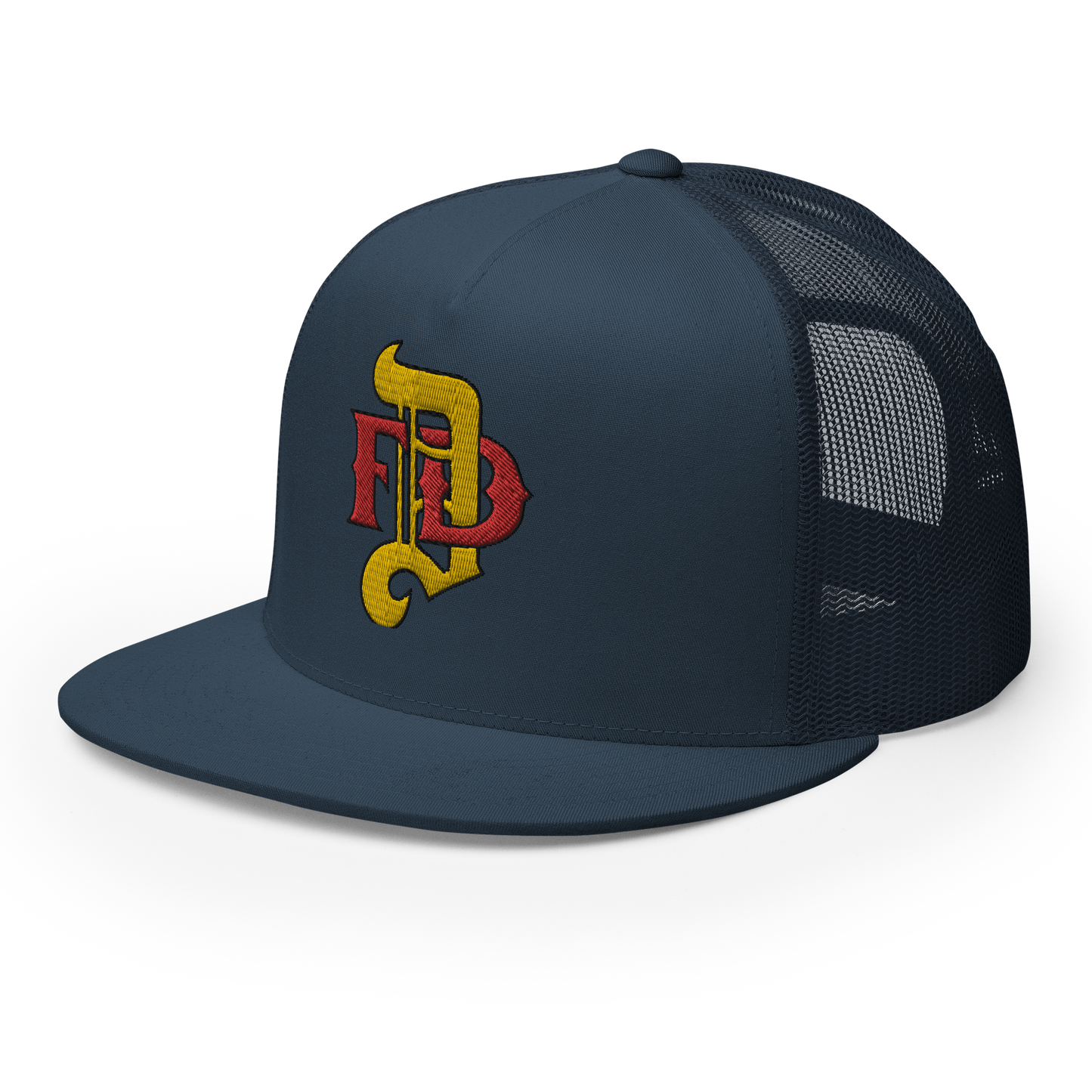 Hat - Gold DFD Logo - Flat Bill