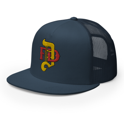 Hat - Gold DFD Logo - Flat Bill