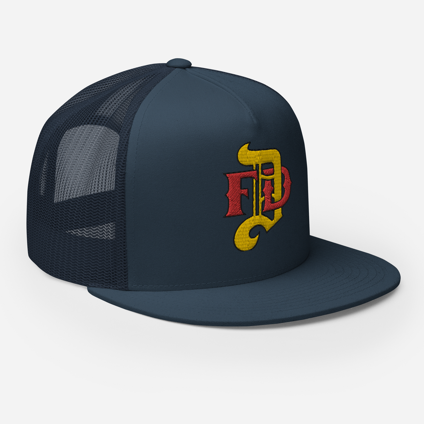 Hat - Gold DFD Logo - Flat Bill