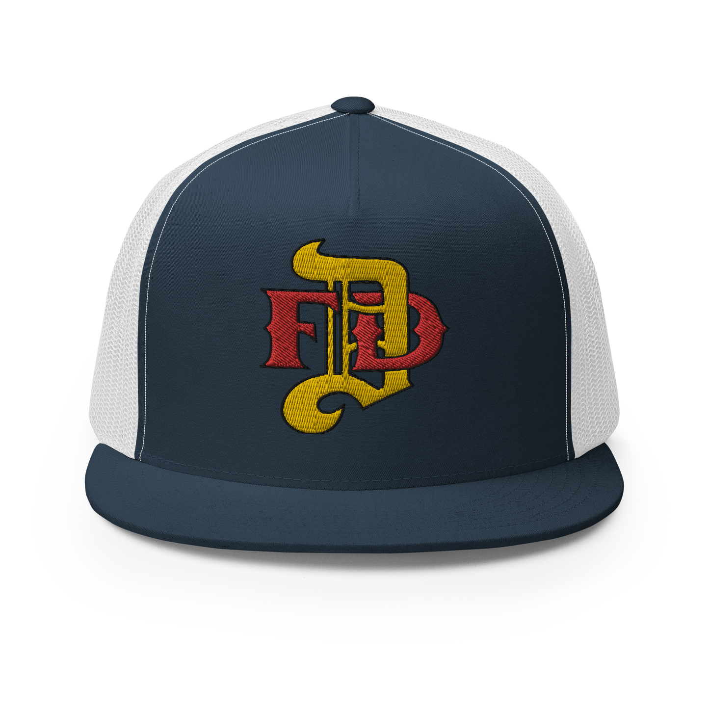 Hat - Gold DFD Logo - Flat Bill