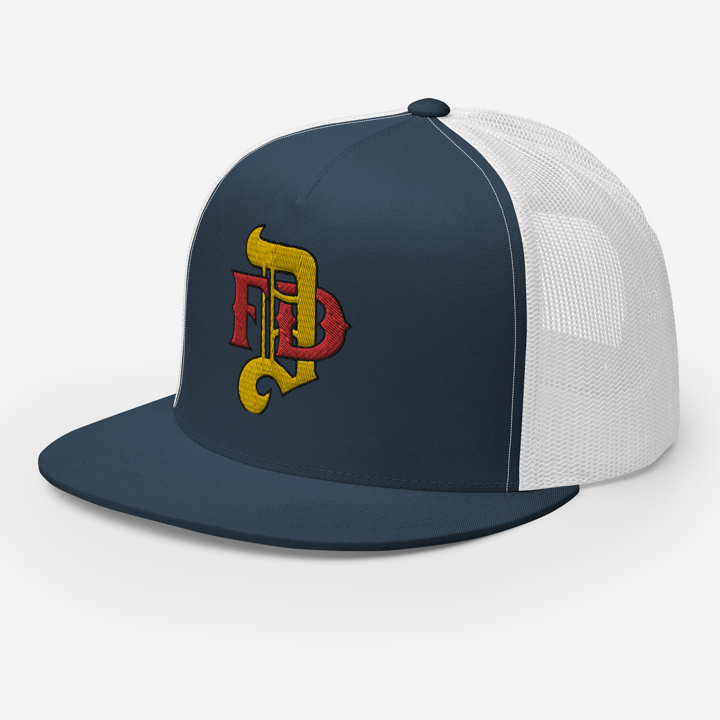 Hat - Gold DFD Logo - Flat Bill