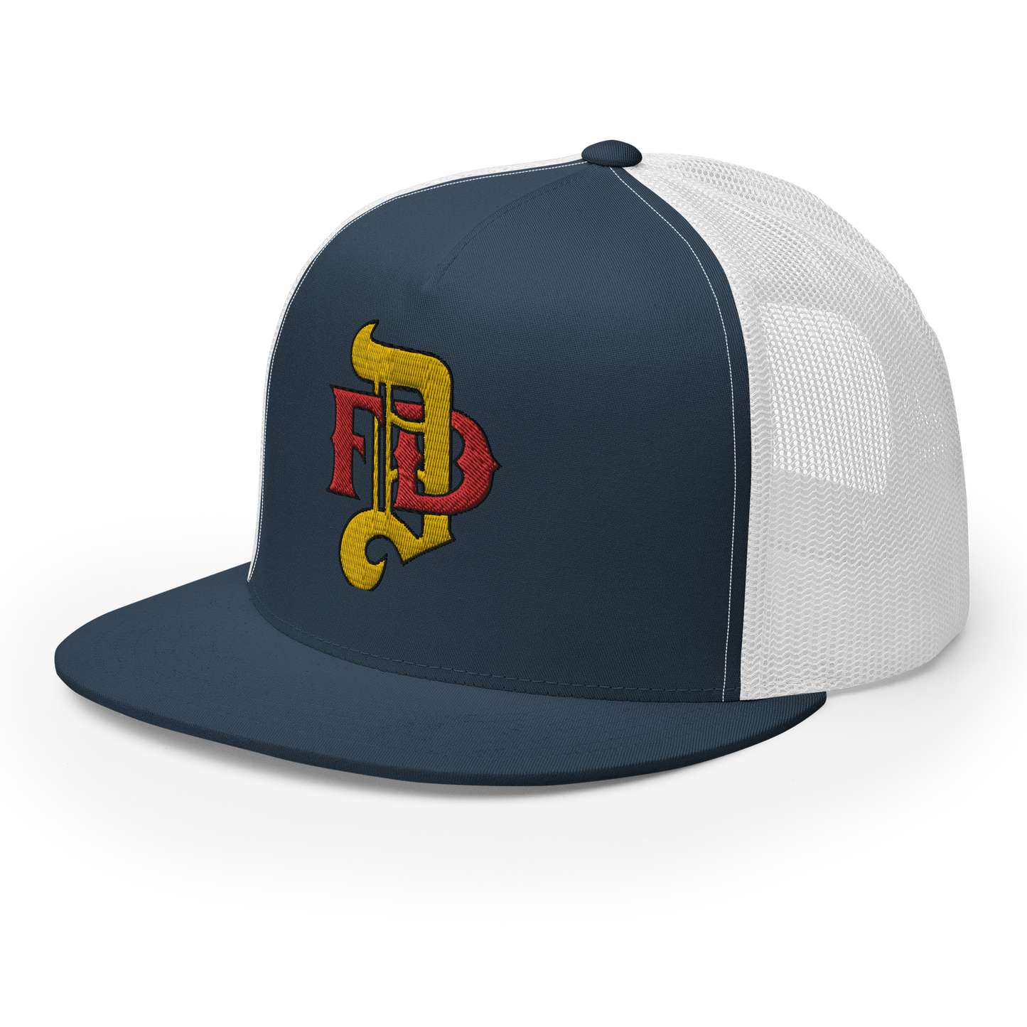 Hat - Gold DFD Logo - Flat Bill