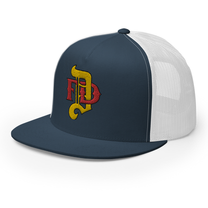 Hat - Gold DFD Logo - Flat Bill