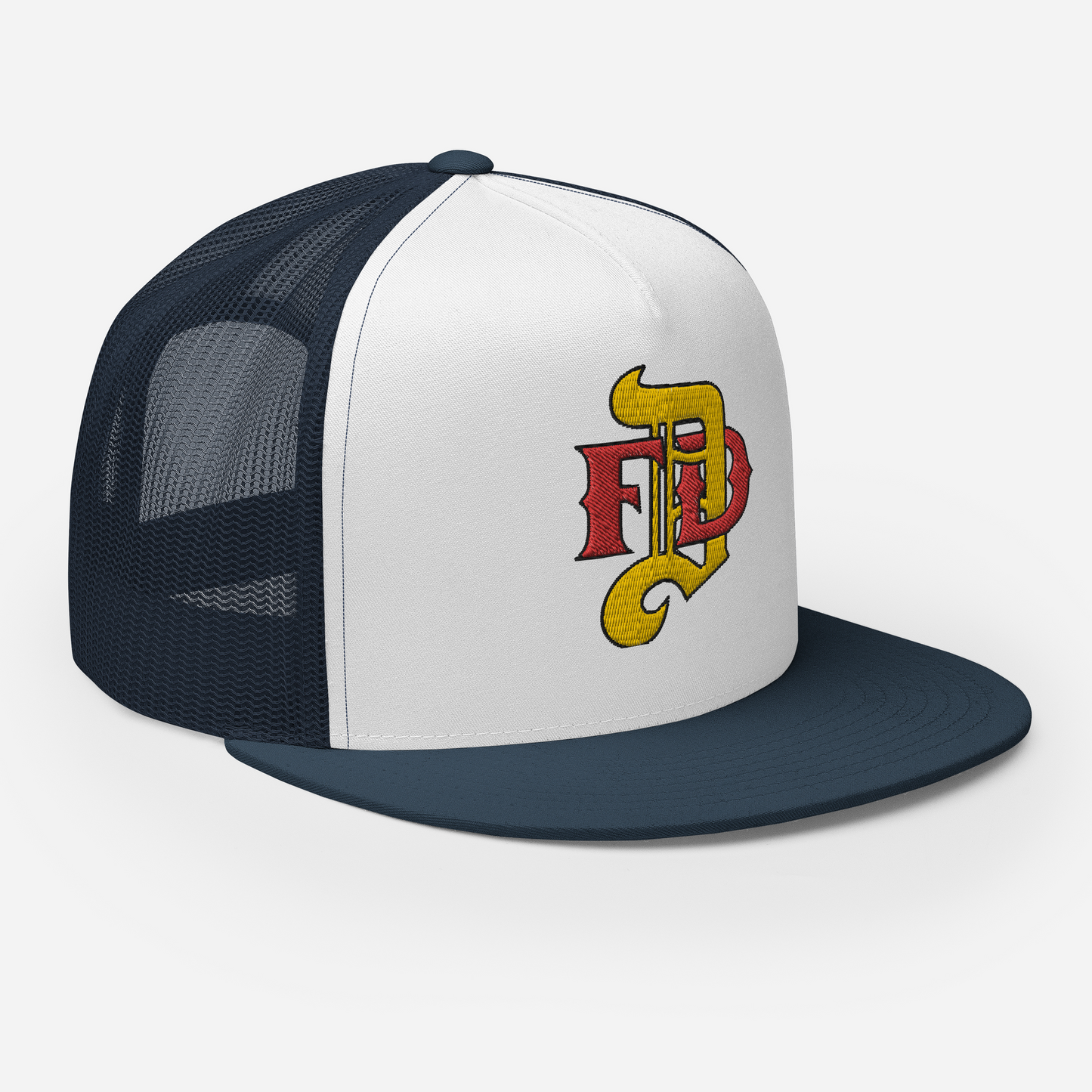 Hat - Gold DFD Logo - Flat Bill