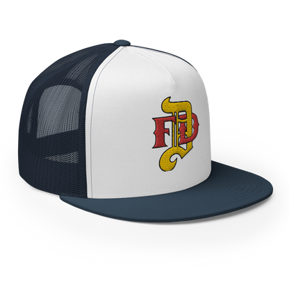 Hat - Gold DFD Logo - Flat Bill