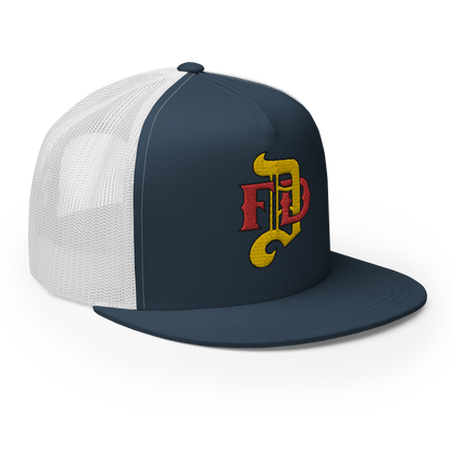 Hat - Gold DFD Logo - Flat Bill