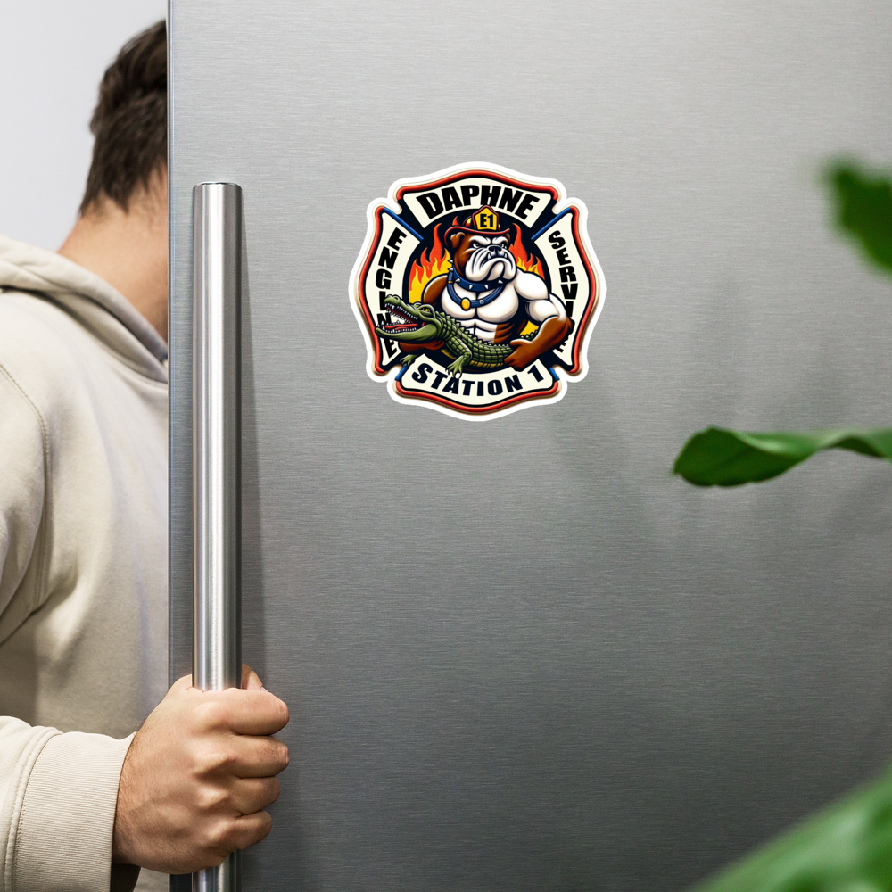 Fire Station Magnet