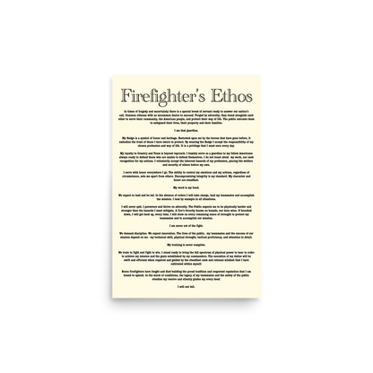 Firefighter Ethos