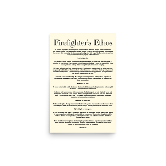 Firefighter Ethos