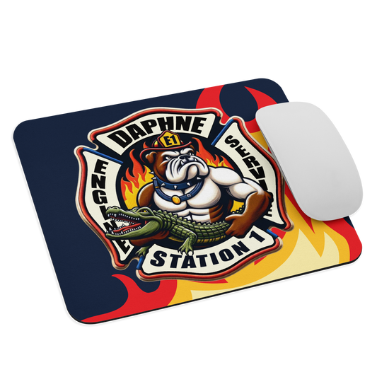 Fire Station Mouse Pad